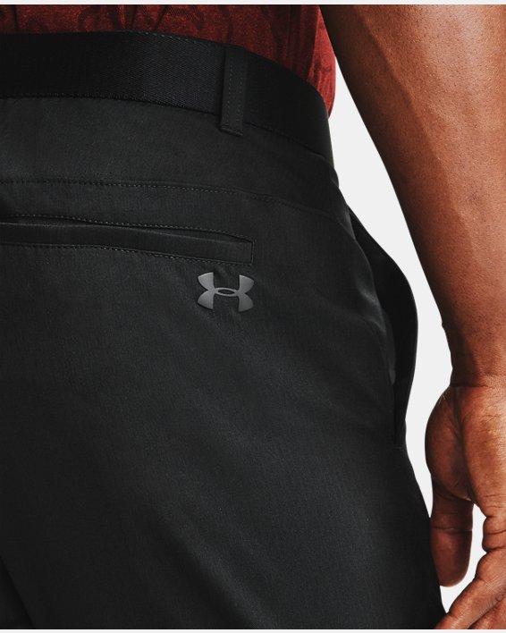Men's UA Showdown Tapered Pants, Black, pdpMainDesktop image number 4